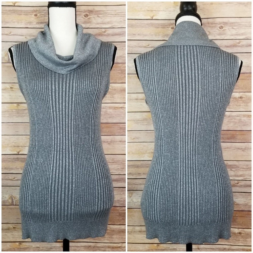 Joseph A. Sweater Vest Turtle Neck Size Large